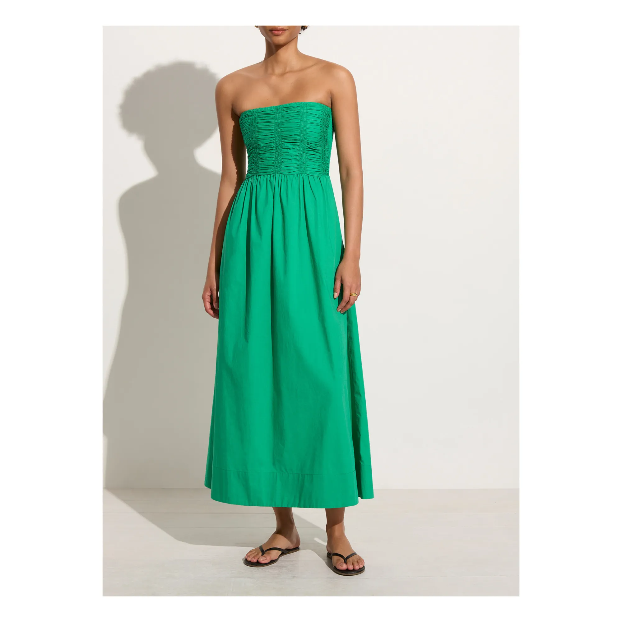 dominquez midi dress Faithfull the Brand - Dominquez Midi Dress - Green