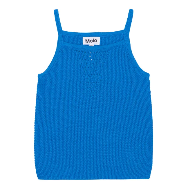 Camiseta de rejilla Ranita | Azul