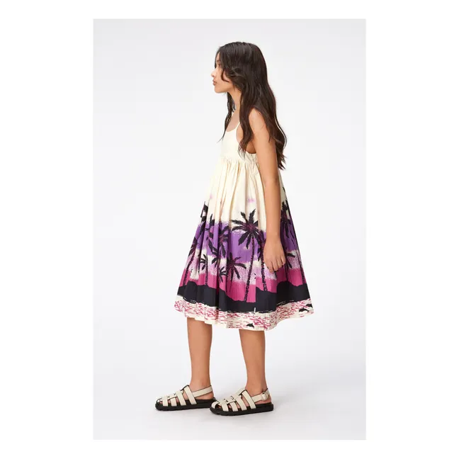 Chiyo organic cotton dress | Pink