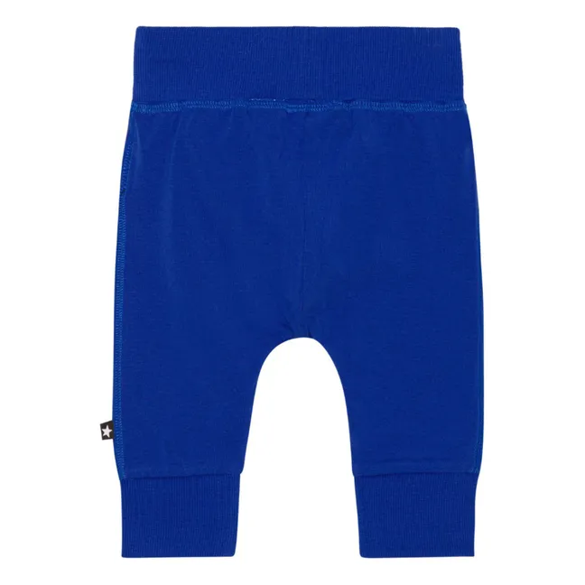 Leggins in maglia in cotone organico  | Blu