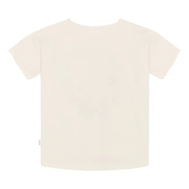 Raeesa Stick With Love Organic Cotton T-Shirt | Ecru