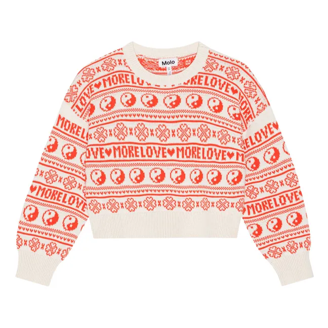 Pullover Gerrie Yin Yang | Rot