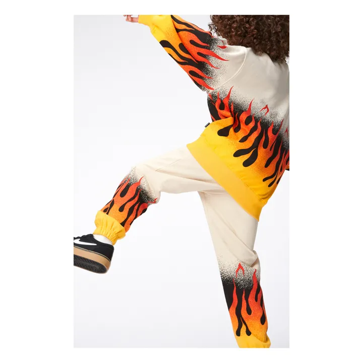Joggers de algodón orgánico Adan On Fire | Beige- Imagen del producto n°2
