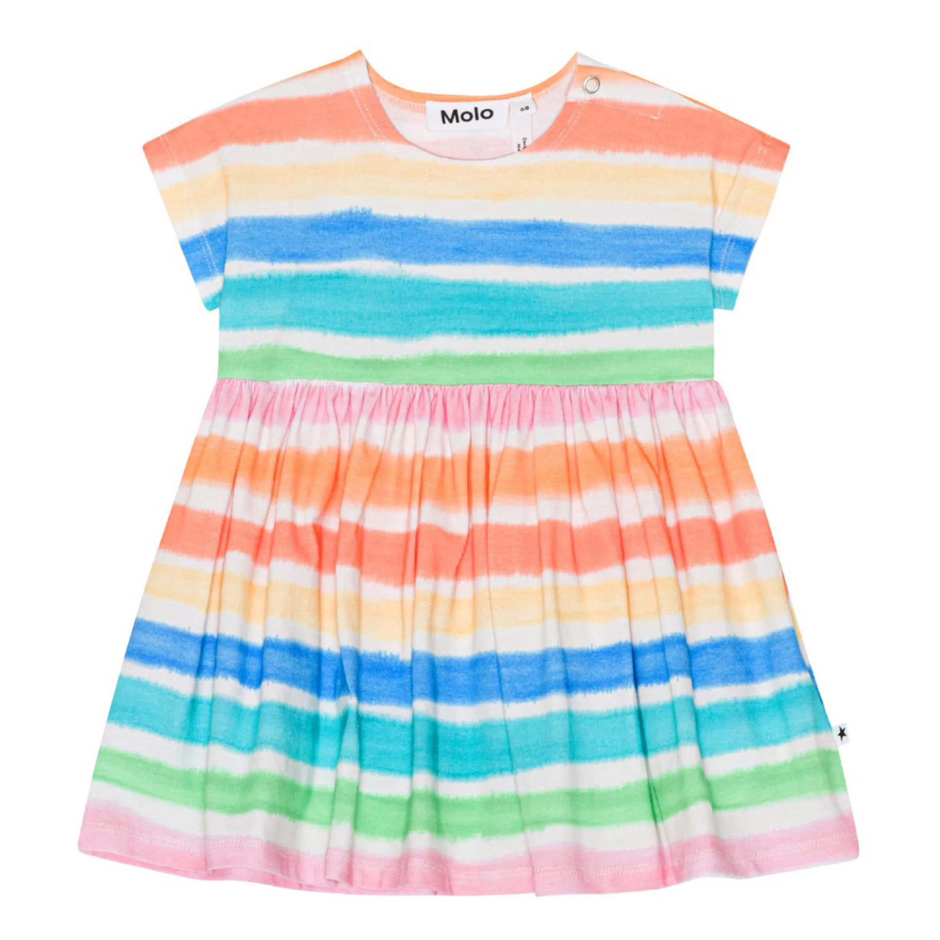 Robe Channi Coton Bio | Abricot- Image produit n°0