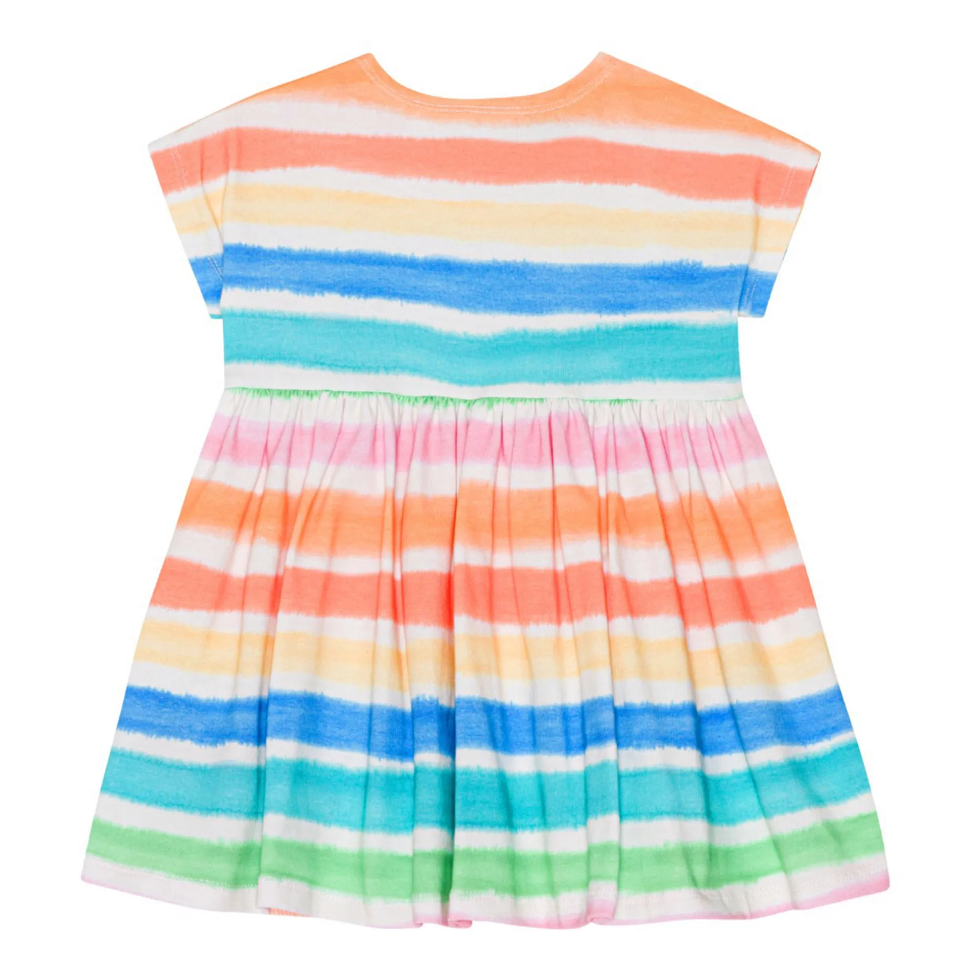 Robe Channi Coton Bio | Abricot- Image produit n°2