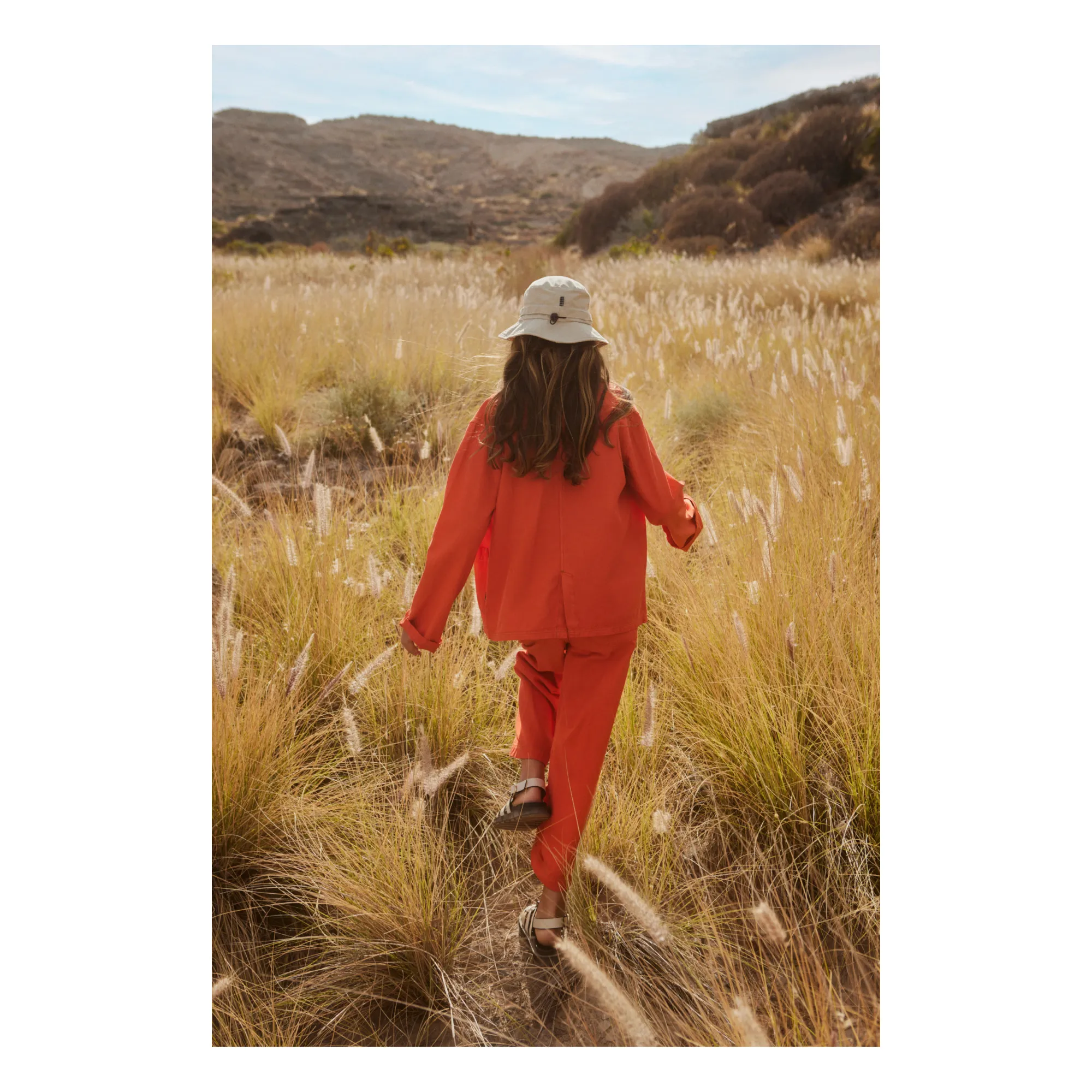 Veste Hellen | Orange sanguine- Image produit n°2
