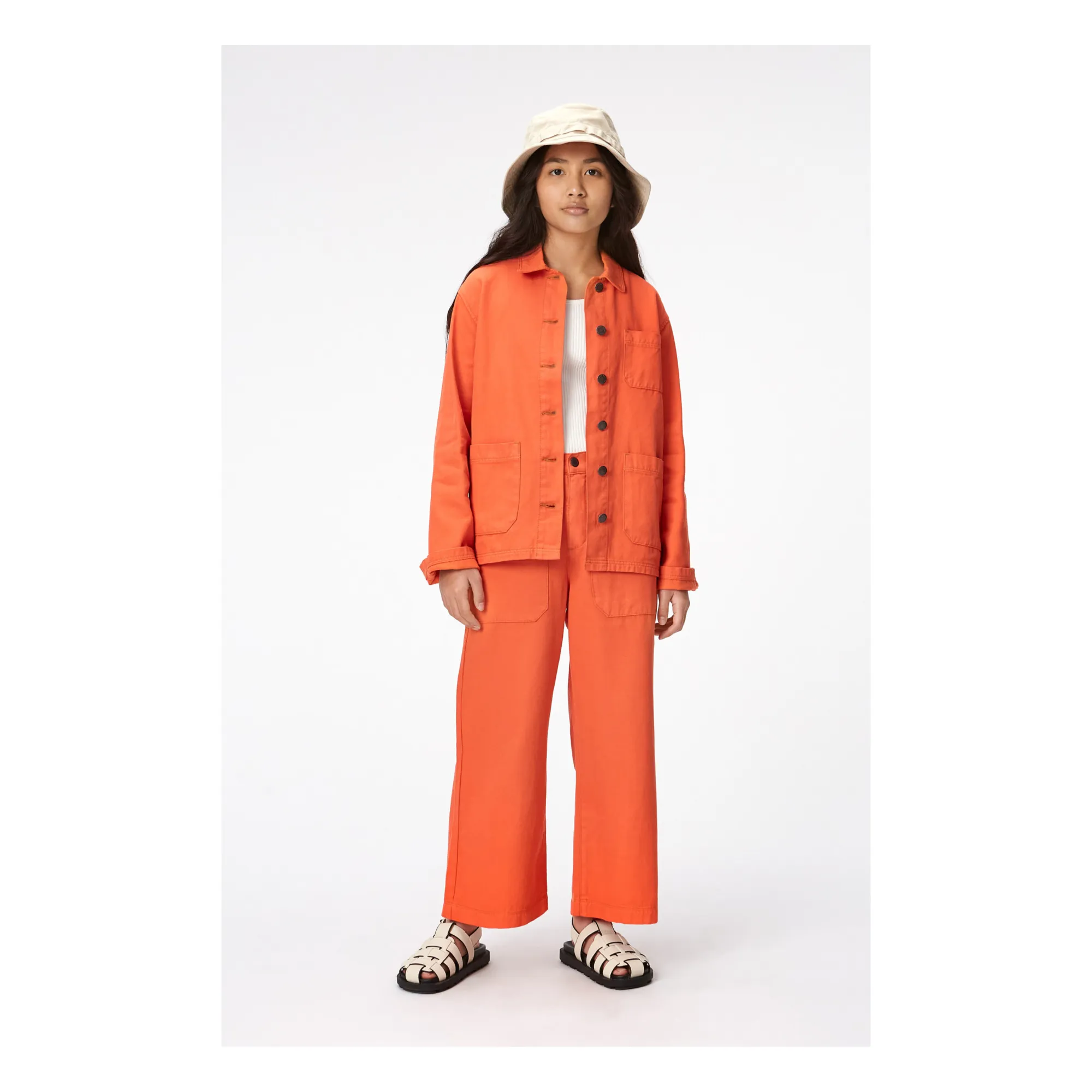 Veste Hellen | Orange sanguine- Image produit n°3
