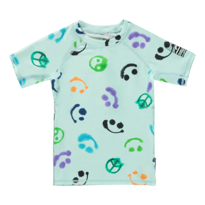 Camiseta Neptune de poliéster reciclado con protección UV | Azul Cielo- Imagen del producto n°0