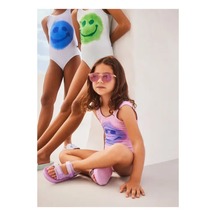 Badeanzug aus recyceltem Polyester Nika | Lila- Produktbild Nr. 1