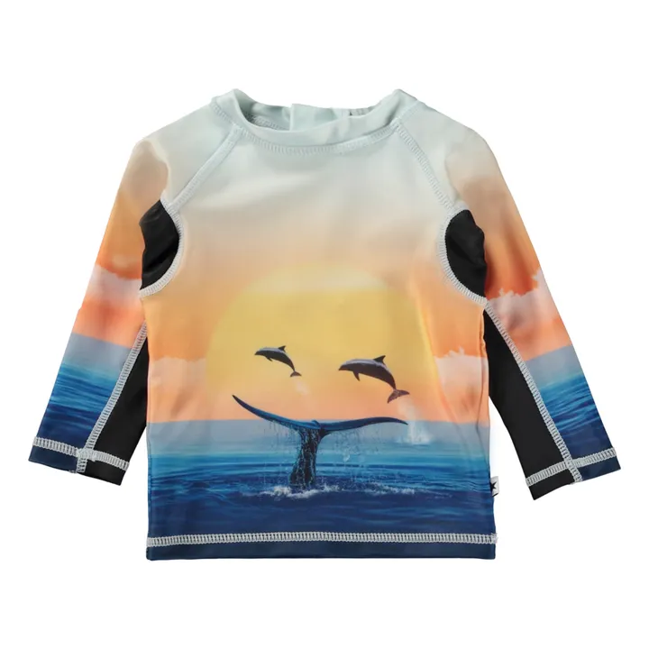 Camiseta Nemo Anti-UV de poliéster reciclado | Albaricoque- Imagen del producto n°0