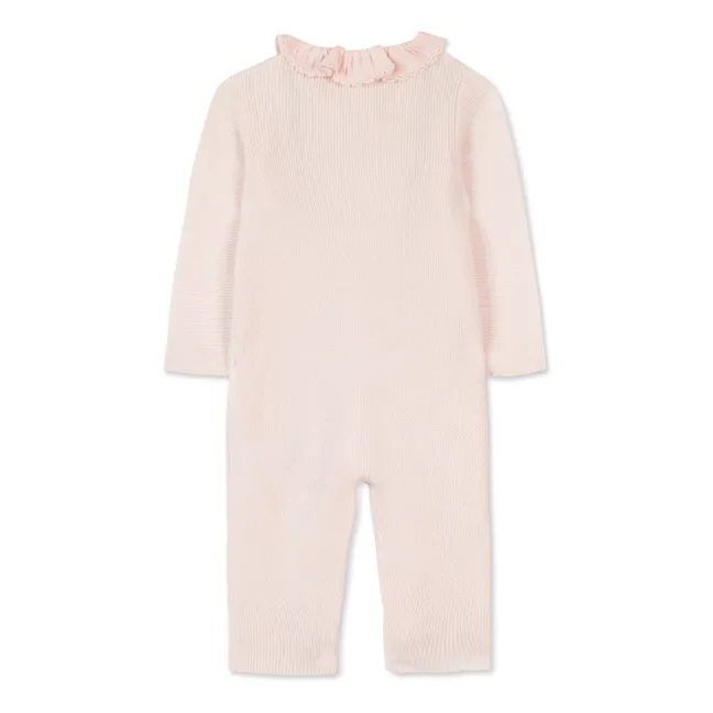 Knitted jumpsuit | Pale pink