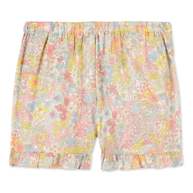 Blusa floral y pantalones cortos | Rosa