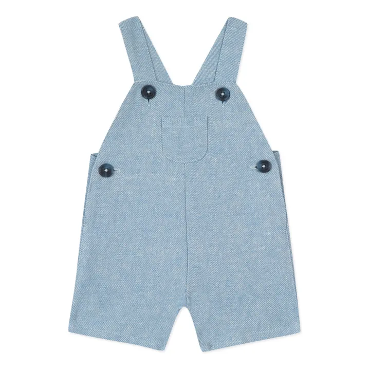 Salopette Texturée | Bleu- Image produit n°0