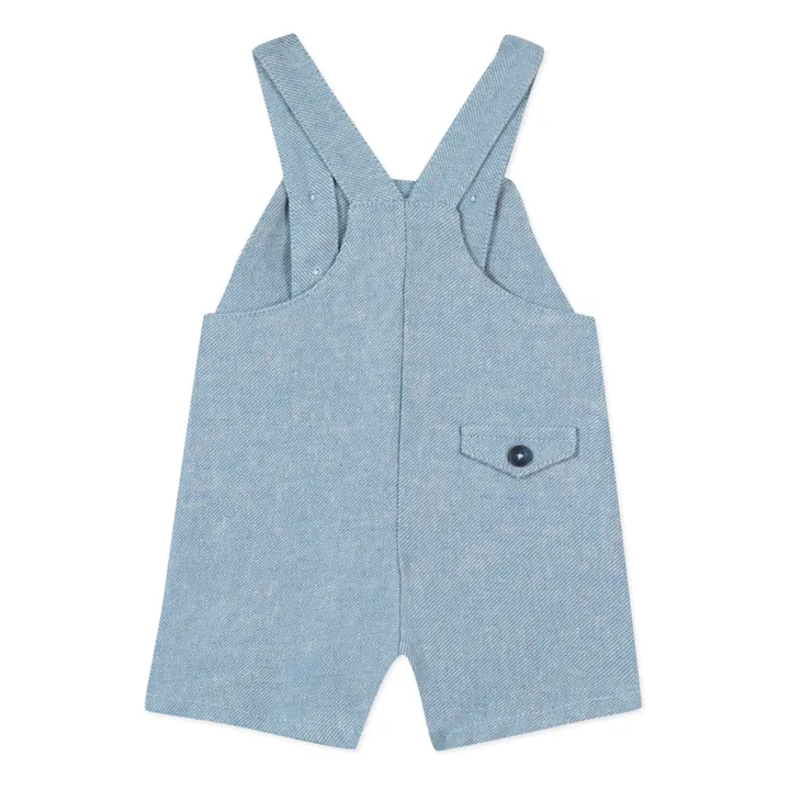 Salopette Texturée | Bleu- Image produit n°2