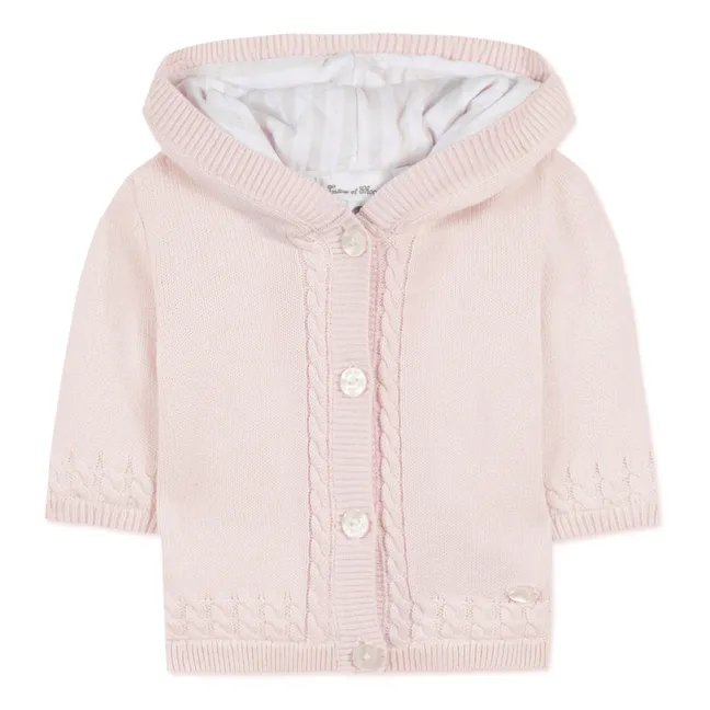 Knitted Jacket | Pale pink