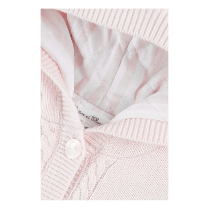 Veste en Maille | Rose pâle- Image produit n°1