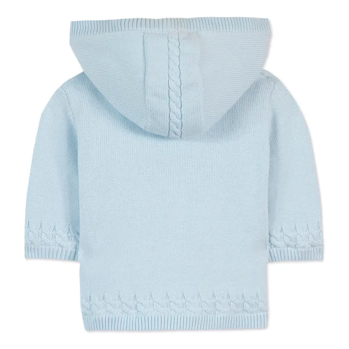 Veste en Maille | Bleu ciel- Image produit n°2