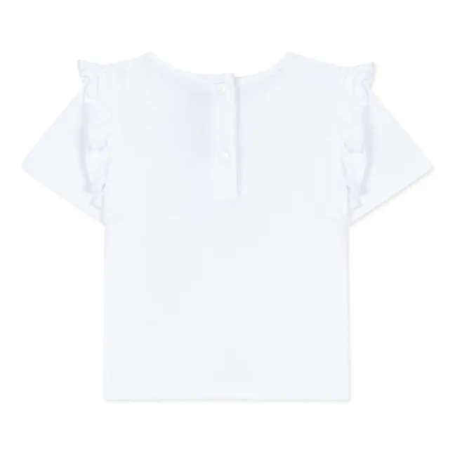 Camiseta Rabbit Ruffle | Blanco