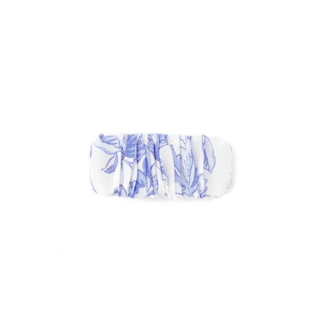 Flowered hair slide | Blue