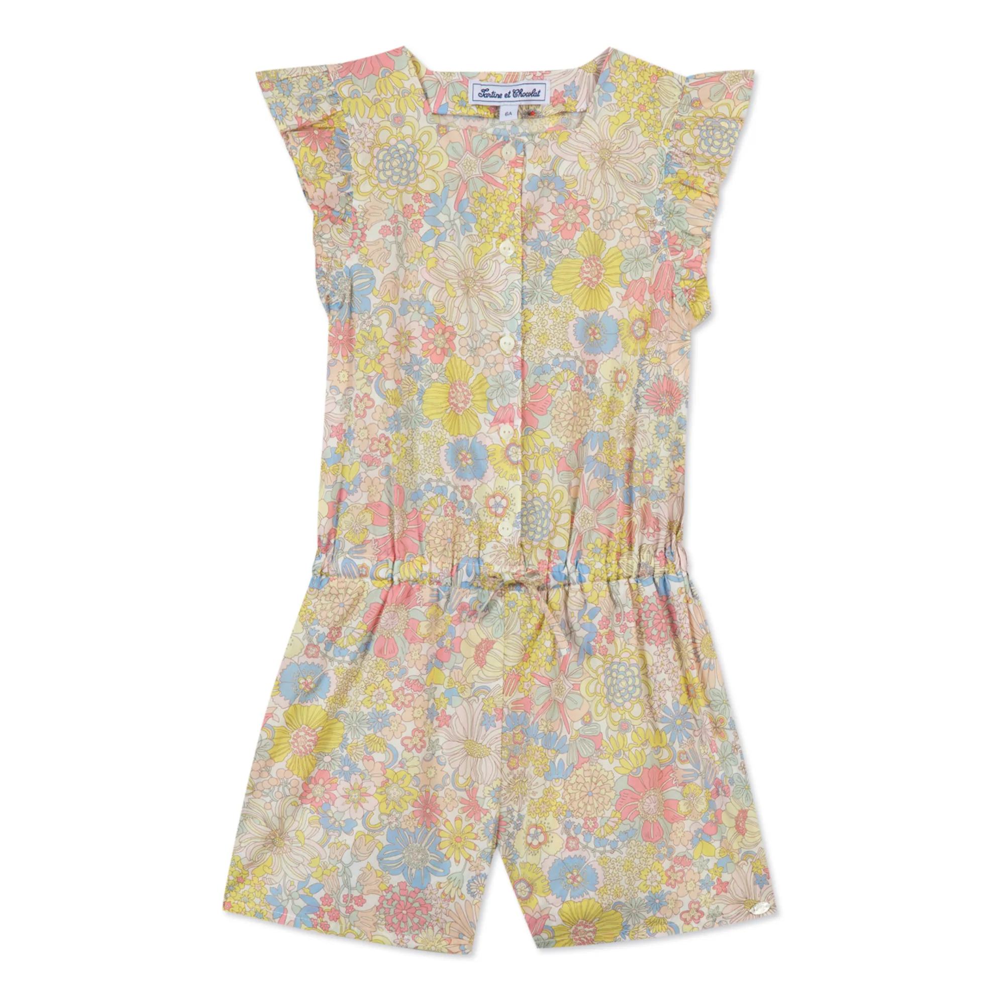 Tartine Et Chocolat Pink Flower Jumpsuit