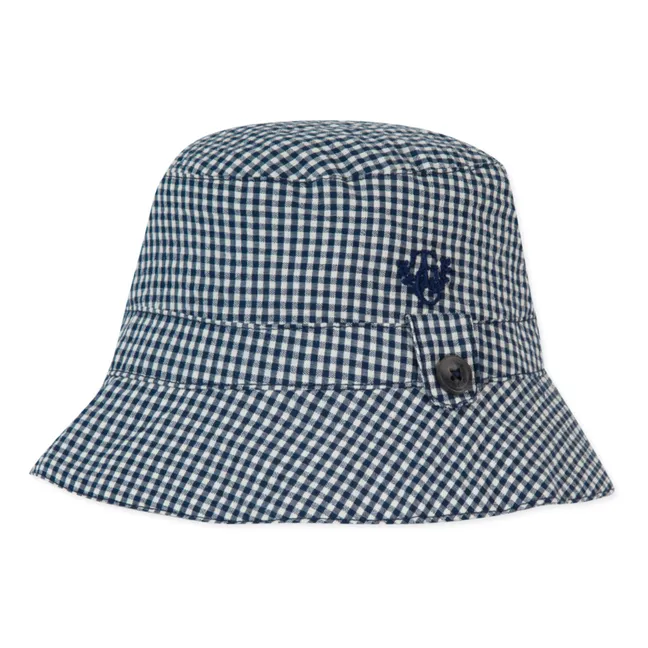Gingham Bucket Hat | Blue