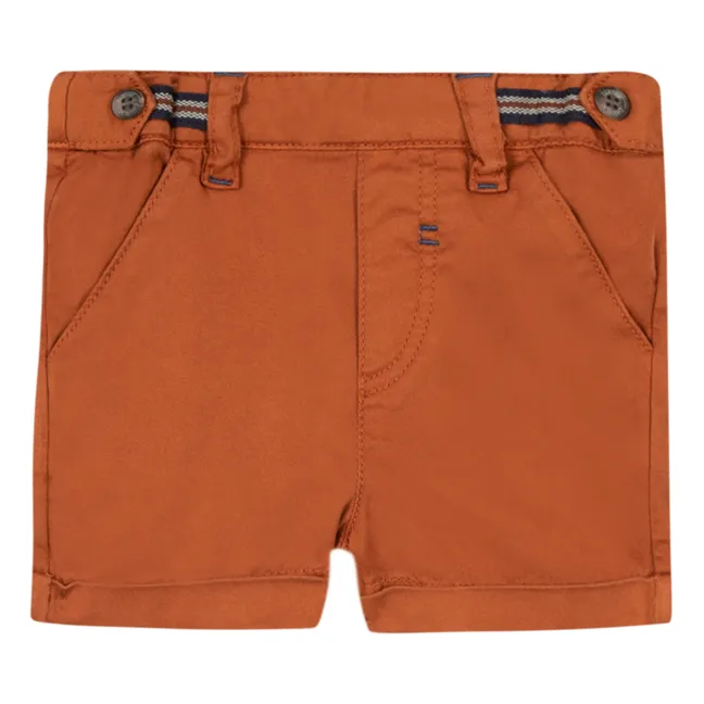 Verstellbare Shorts | Rostfarben