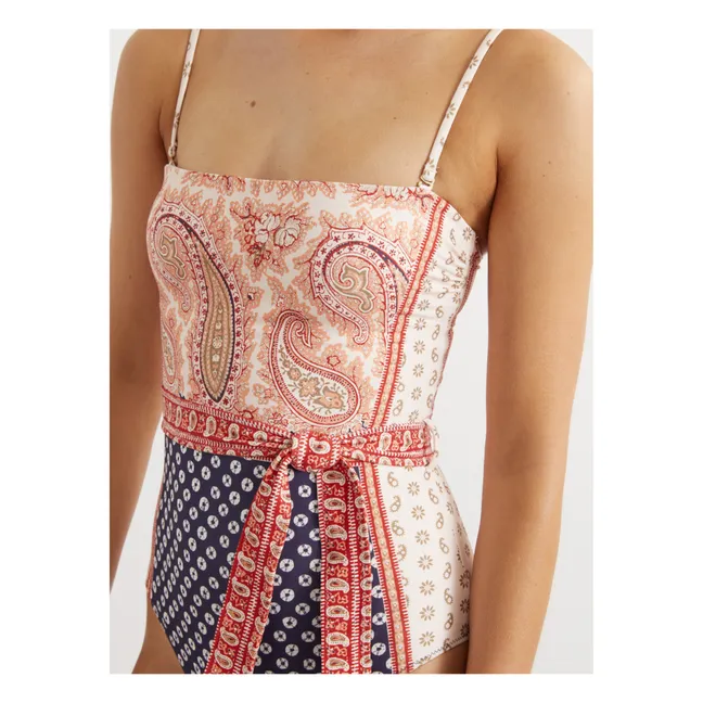 Panayiota Tie 1-Piece Swimsuit | Pink