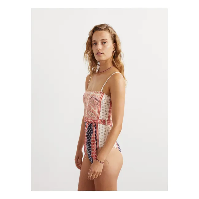 Panayiota Tie 1-Piece Swimsuit | Pink