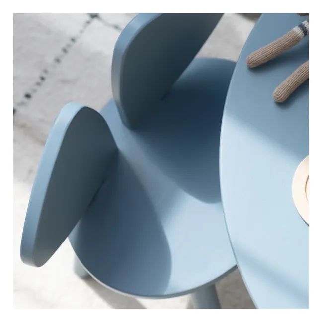 Sedia in quercia Topolino | Azzurro