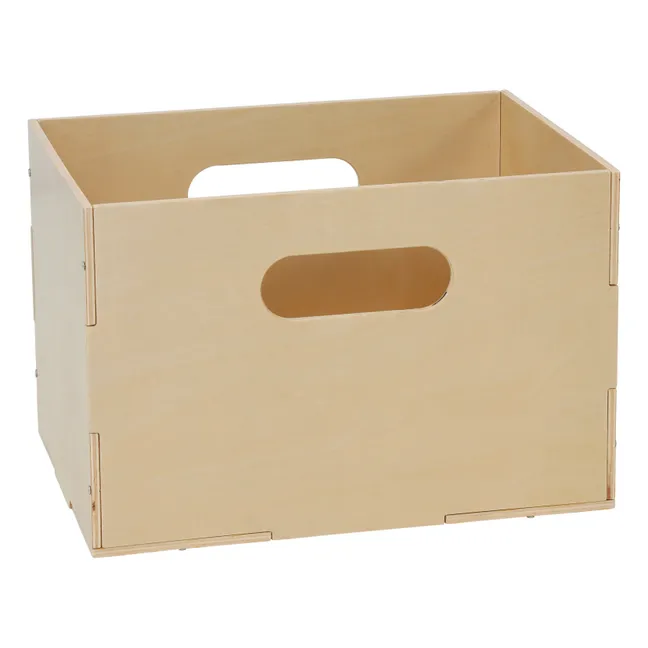 Wooden storage box | Bois clair