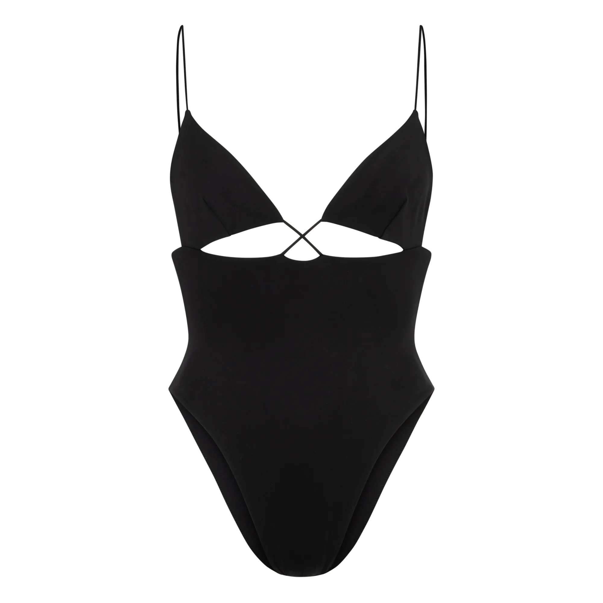 Ziah Black Tri Swimming Costume