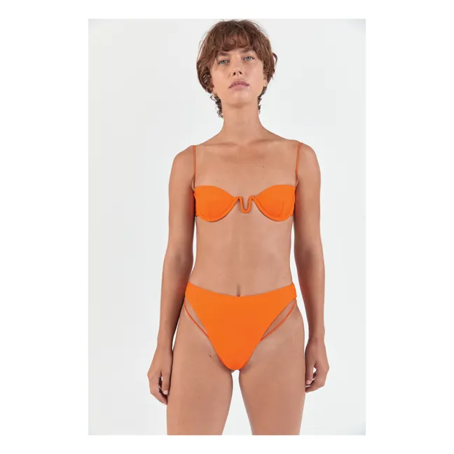 Top de bikini balconette | Naranja