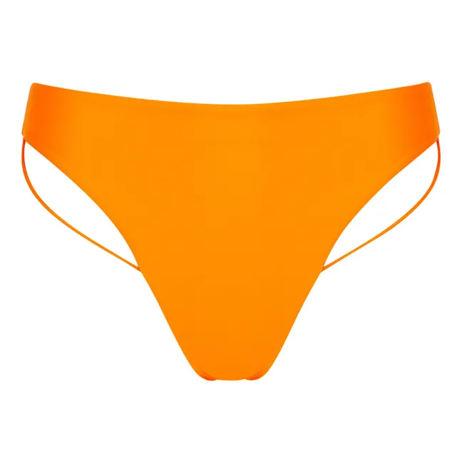 Braguita de bikini de cintura alta | Naranja