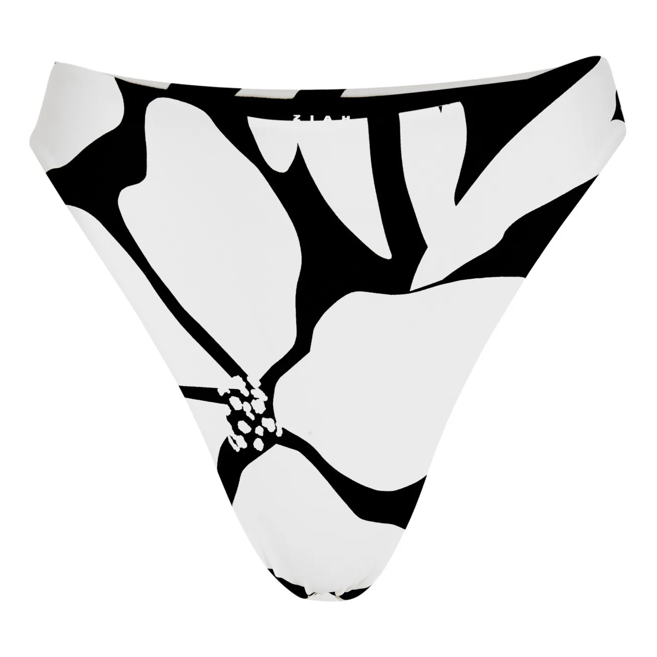 Ziah White Classic High Waist Bikini Bottoms