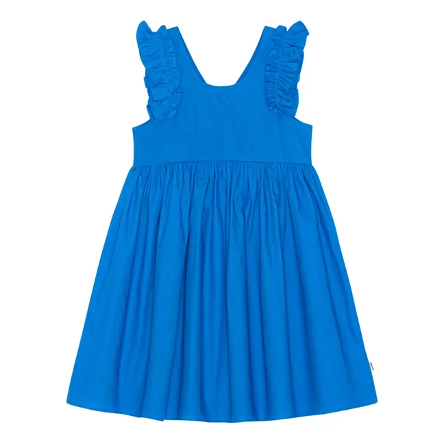 Kleid Cicely Bio-Baumwolle | Blau