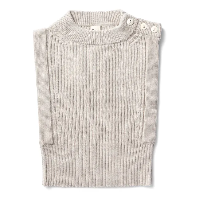 ärmelloser Pullover aus Merino Everdine - Damenkollektion  | Seidenfarben