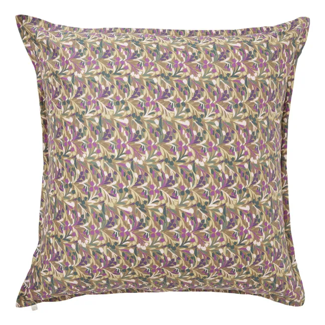 Printed percale pillowcases | Purple