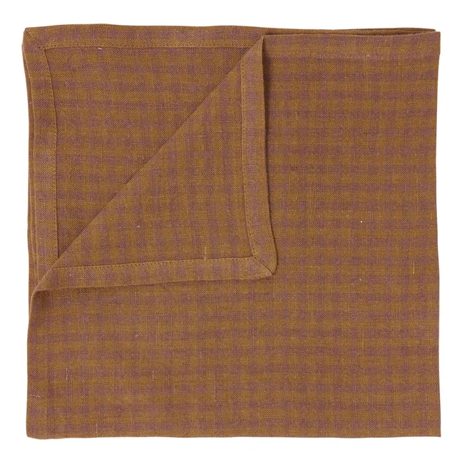 Washed linen napkins - Set of 6 | Dusty Pink