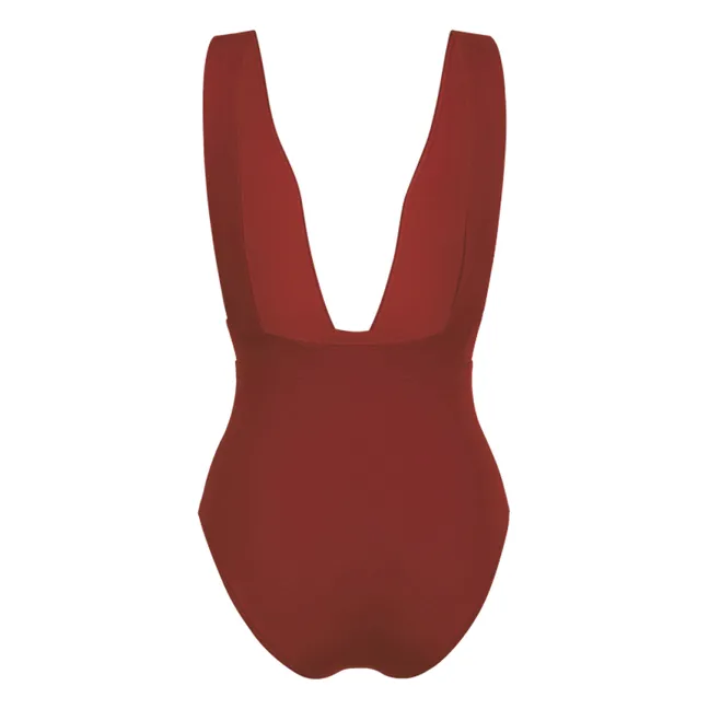 Le Plongeant 1-Piece Swimsuit | Terracotta