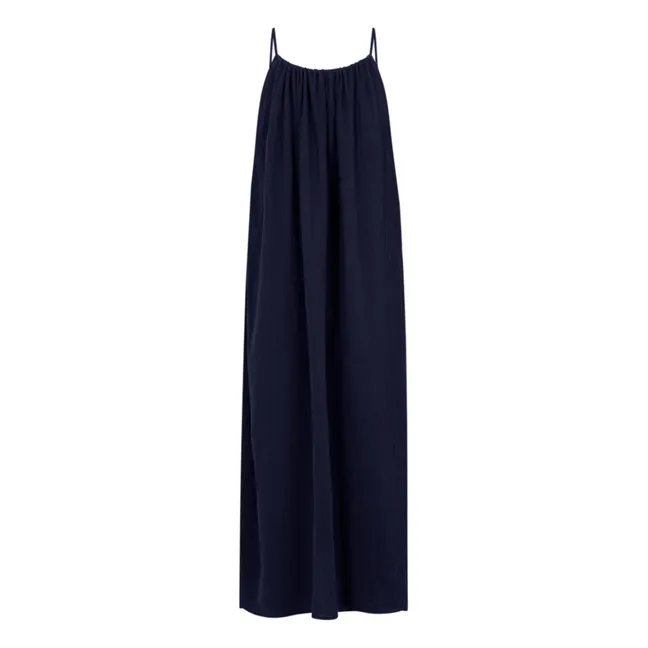 Robe Gaze de Coton | Bleu marine