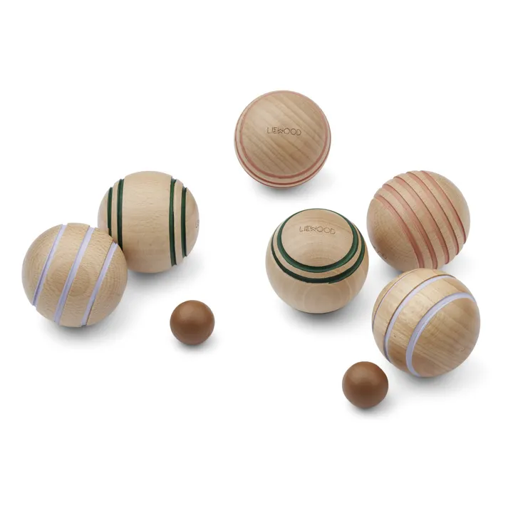 Jeu de pétanque en bois Sisse | Vert- Image produit n°0
