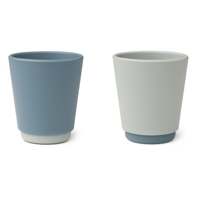 Vasos de silicona Rachel - Juego de 2 | Azul