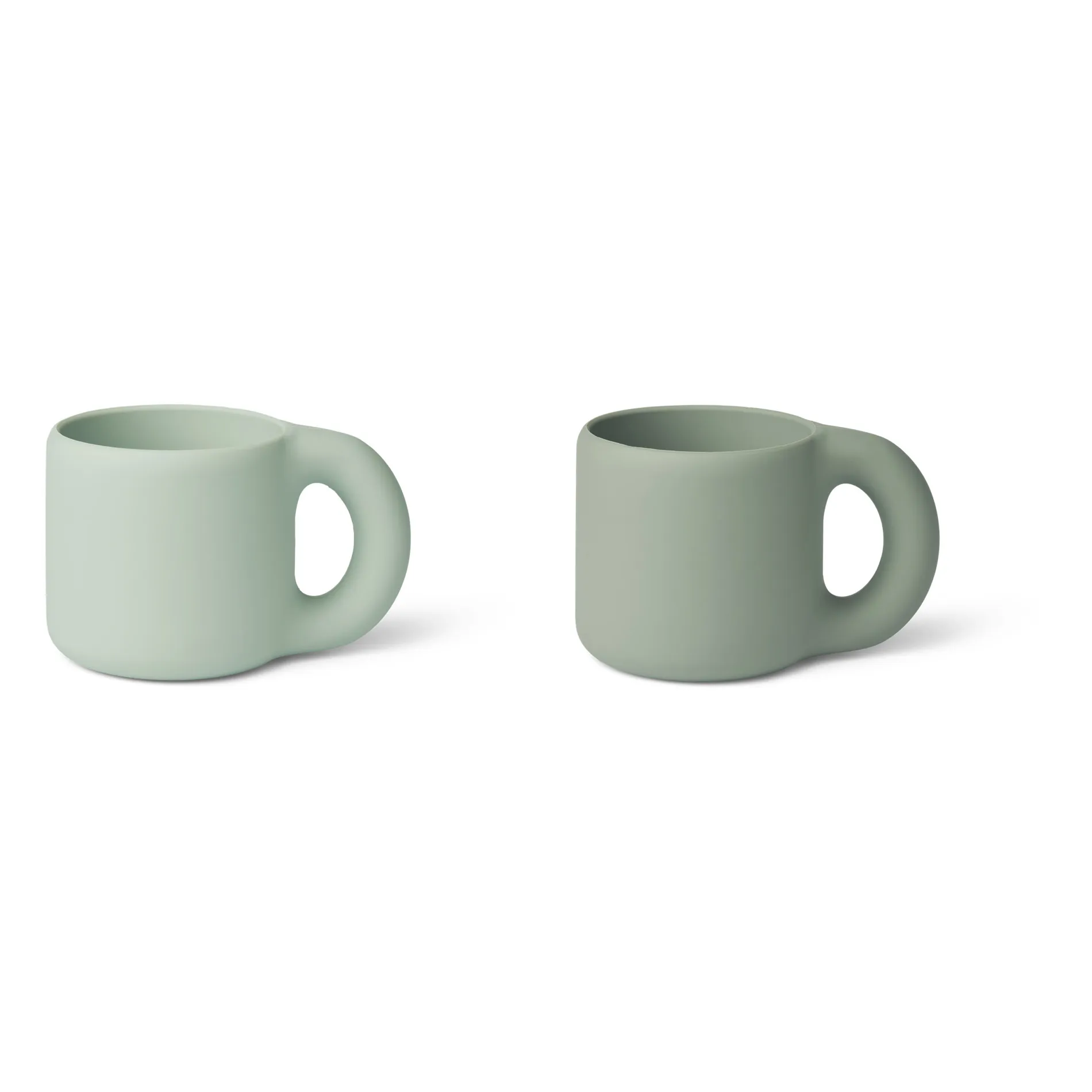 Liewood Pale Green Kylie Silicone Mugs - Set Of 2