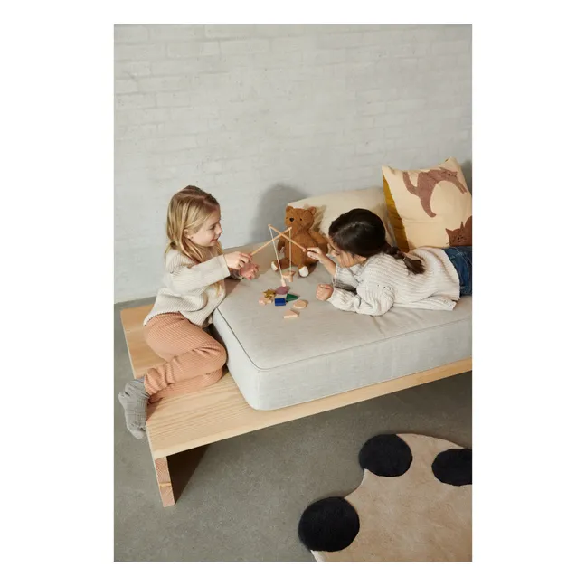 Tapis Juan en laine et coton | Crème
