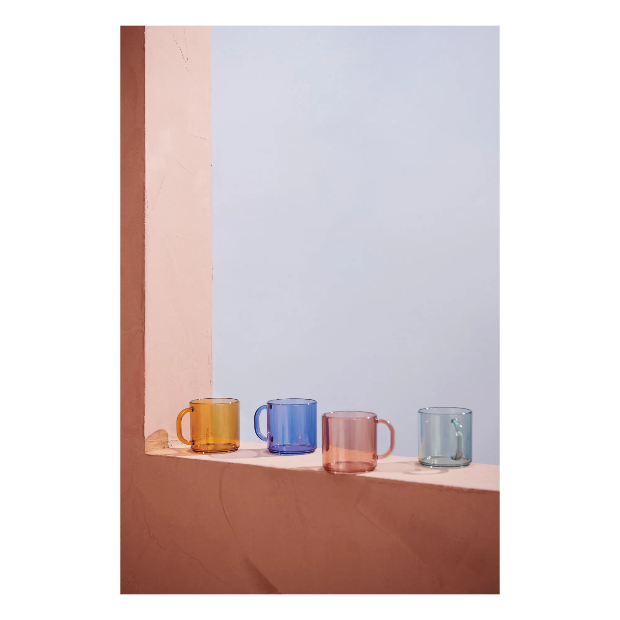 Tasses Tomo en tritan-set de 2 | Rose- Image produit n°1