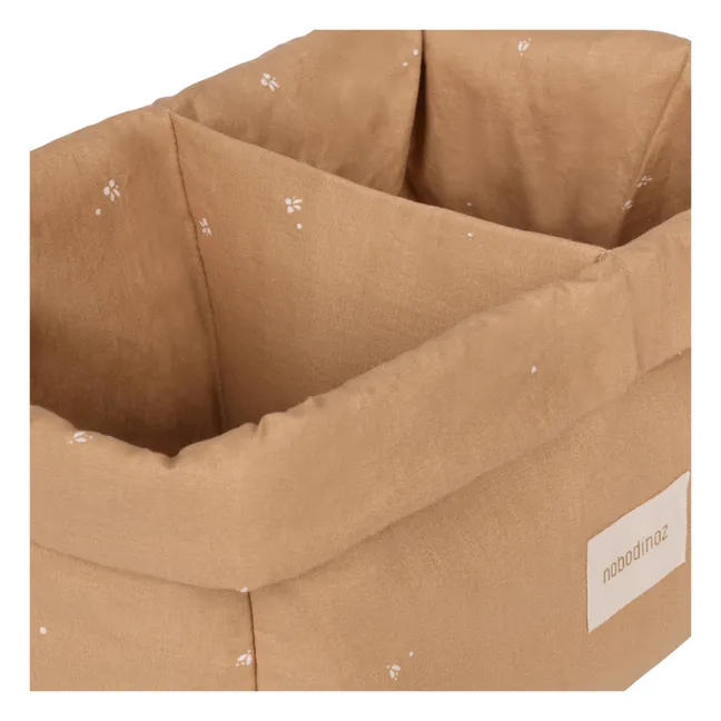 Stories storage basket in organic cotton | Blush