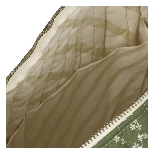 Stories diaper bag in organic cotton | Green