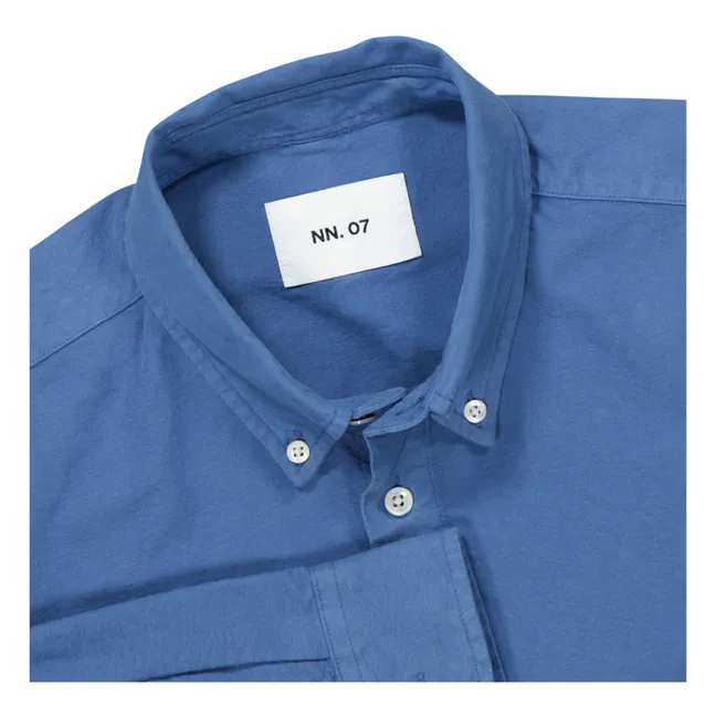 Arne 5725 Camicia in cotone biologico | Blu