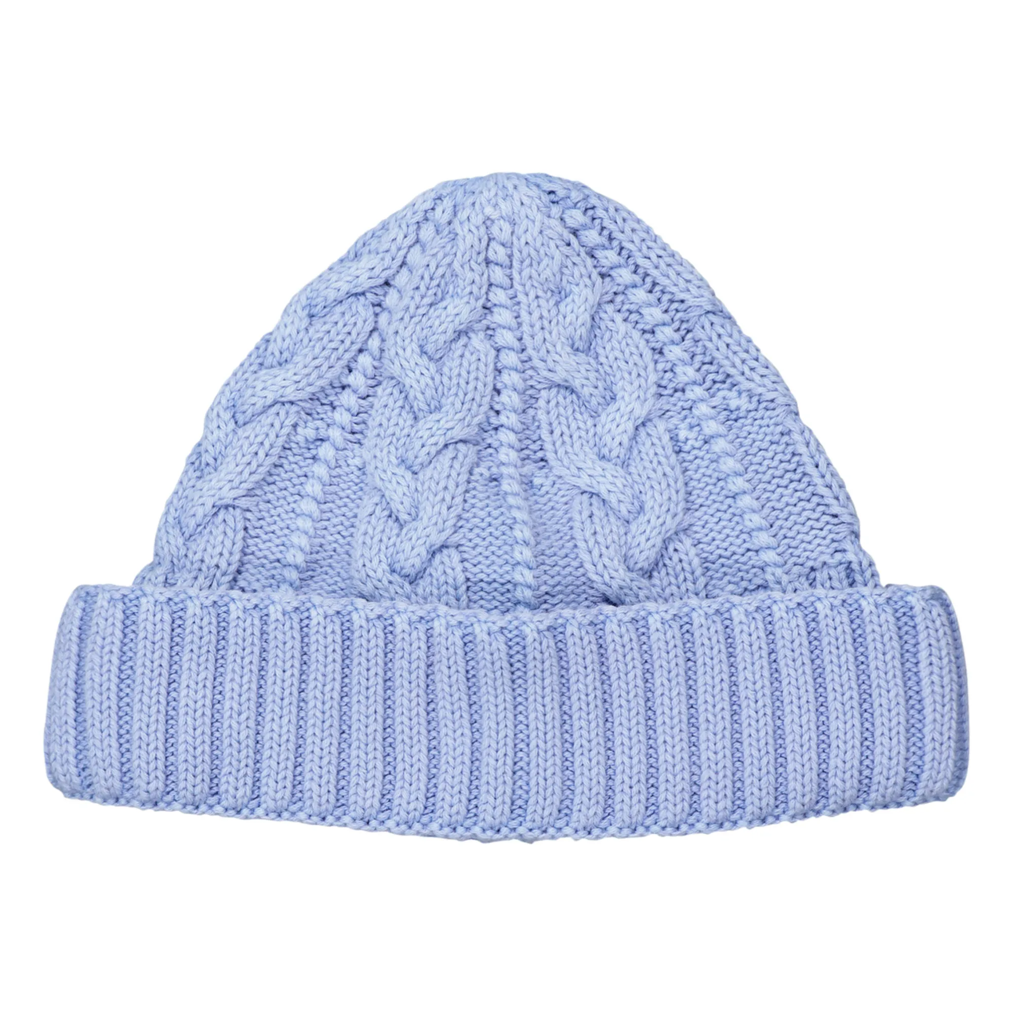 Nn.07 Blue Cable 6619 Organic Cotton Hat
