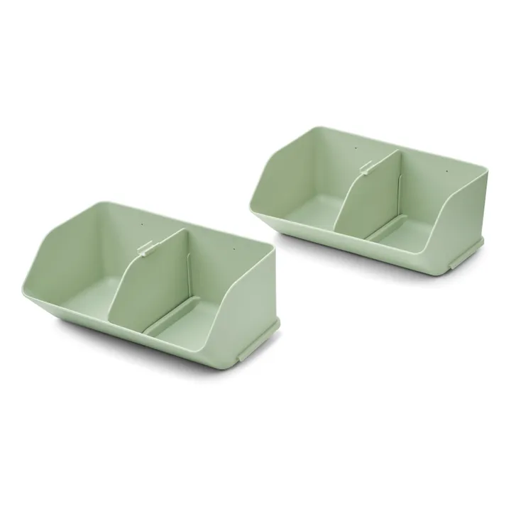 Rosemary Desk Storage - Set of 2 | Mint Green- Product image n°0